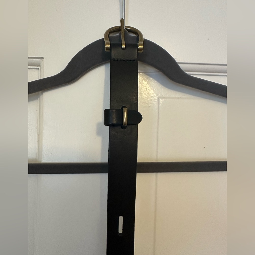 Madewell Genuine Leather Cutout Belt